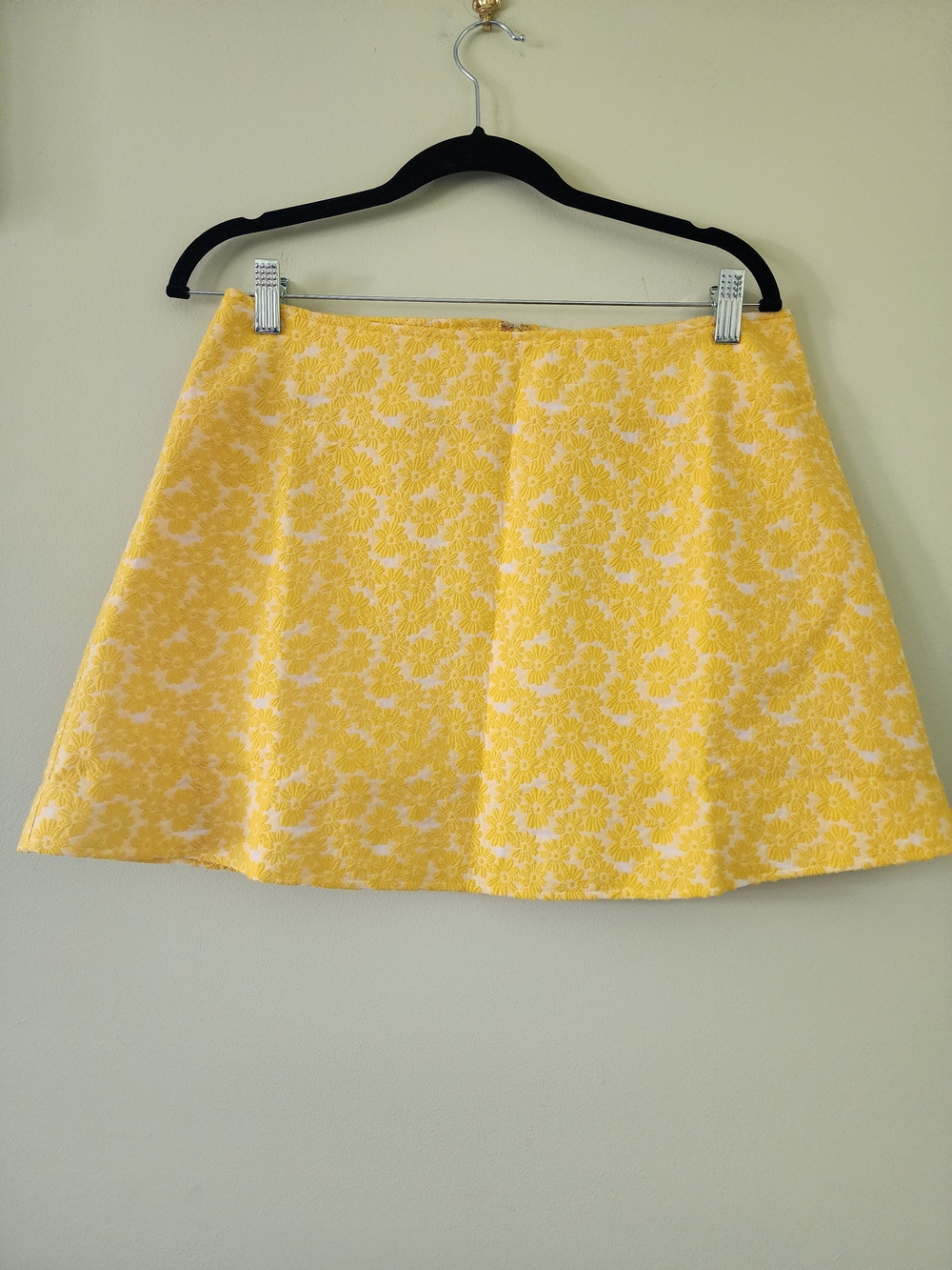 Tuckernuck Yellow Floral Circle Skirt